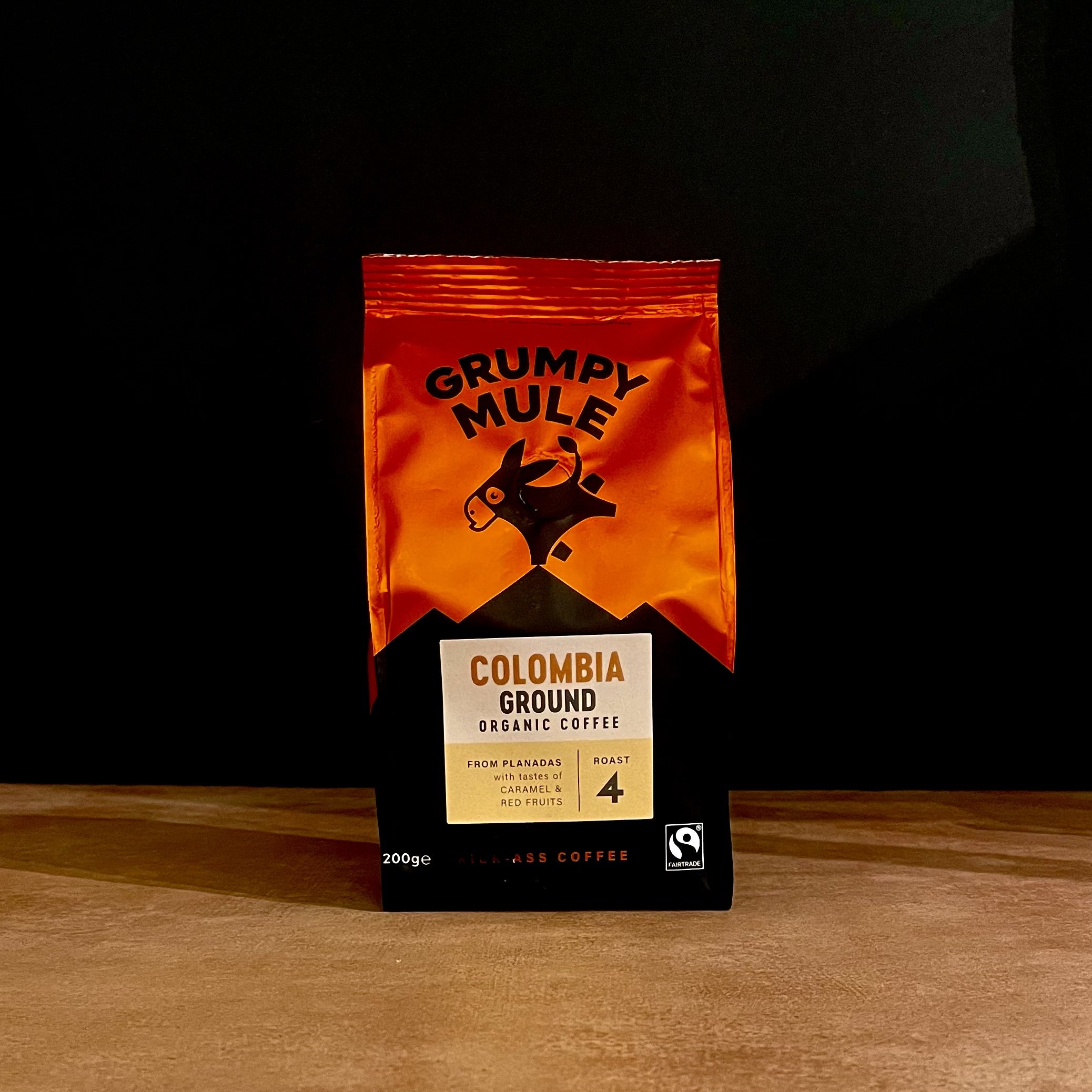 Grumpy Mule organic Colombia coffee, 200g
